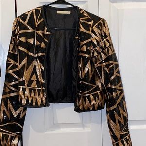 Sparkly jacket for the perfect night out.